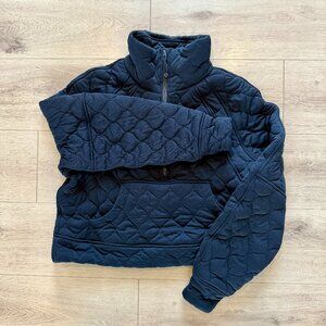 Lululemon Quilted Cropped Sweater/Jacket